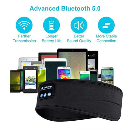 Elastic Bluetooth Headband Eye Mask