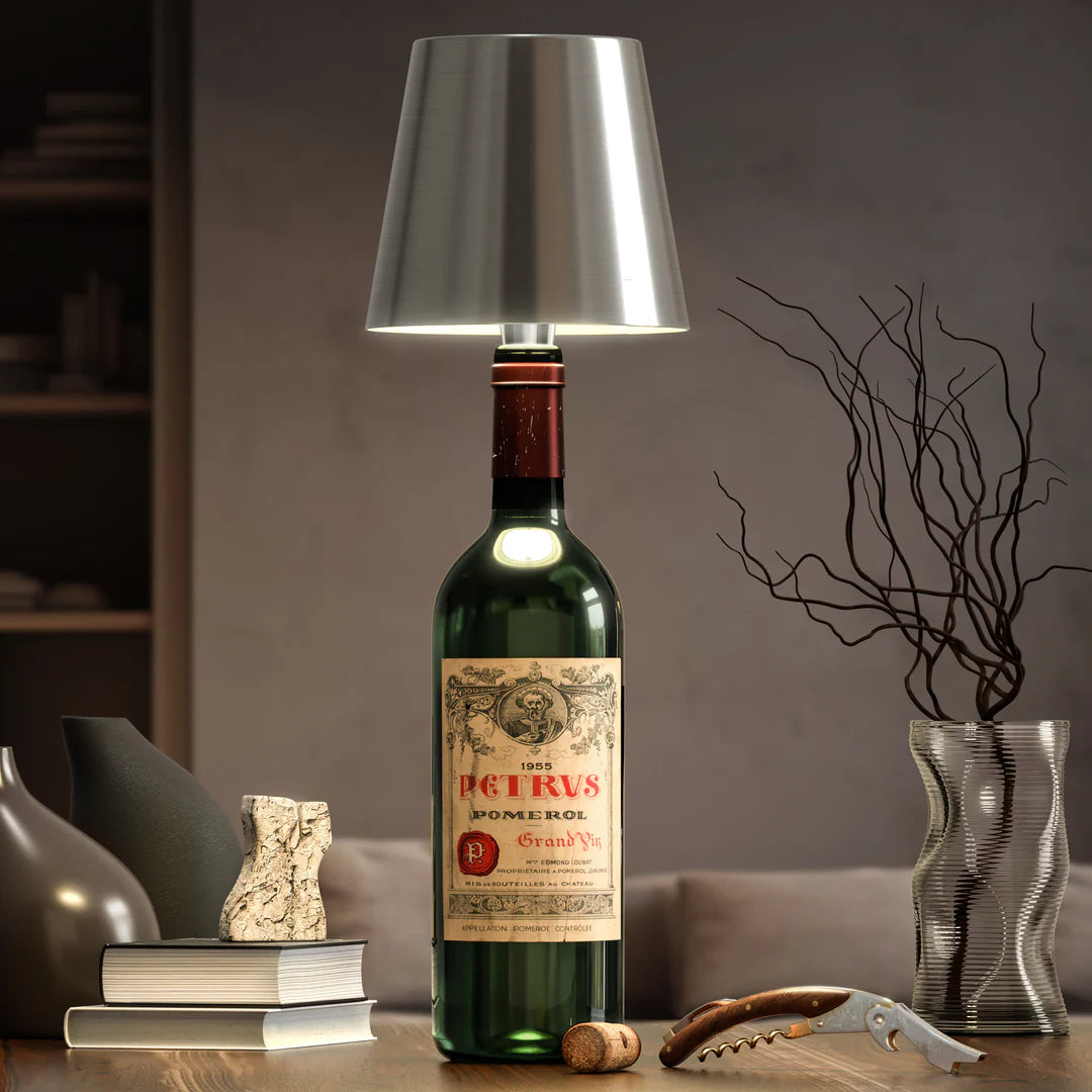 Halo: "The Wine Bottle Lamp"