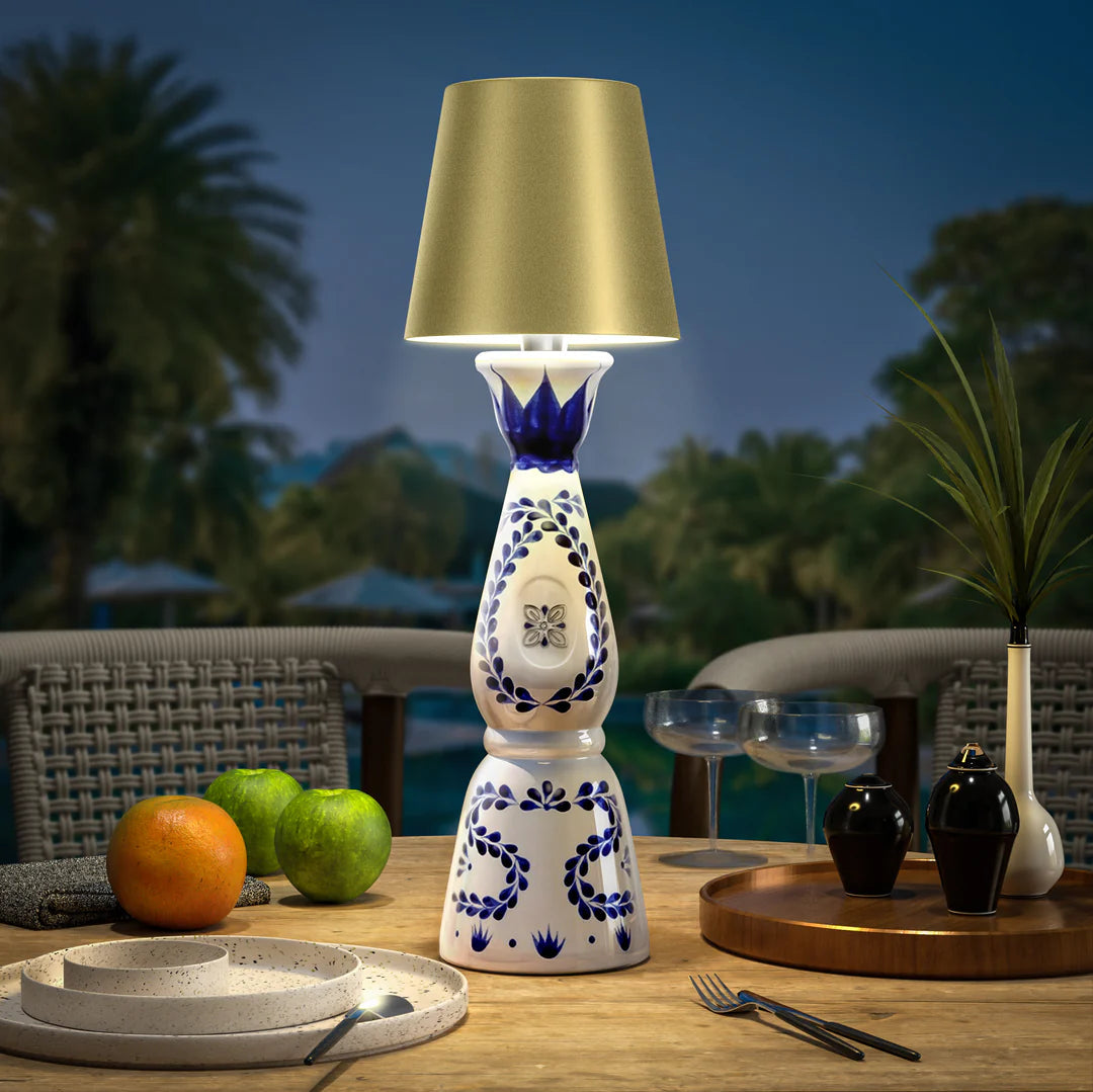 Halo: "The Wine Bottle Lamp"