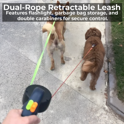 Twin Tangle-Free Dog Leash Set