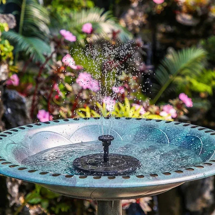 Solar Oasis Garden Fountain